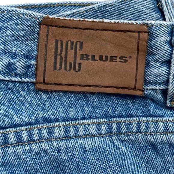 Vintage BCC Blues Jeans Medium Wash Straight Leg Denim Loose Fit - Picture 7 of 8